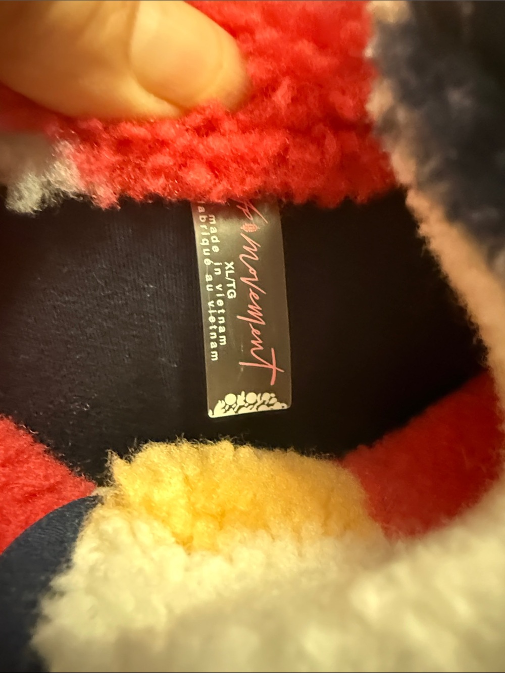 NWT Free People Hit the Slopes Printed Fleece Jacket XL - Picture 6 of 6